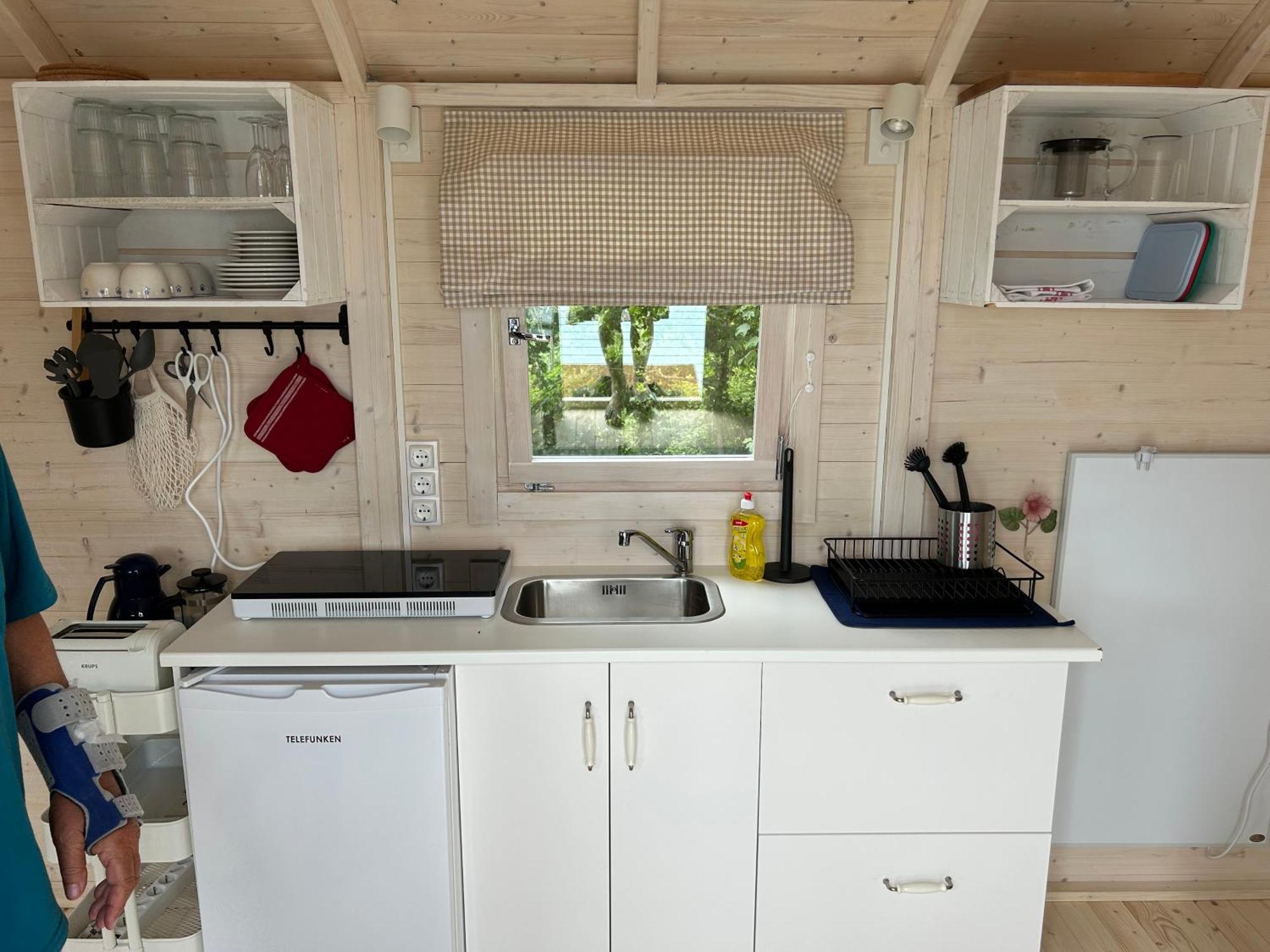 Tiny Beach House Seepferdchen Barkelsby Exterior foto